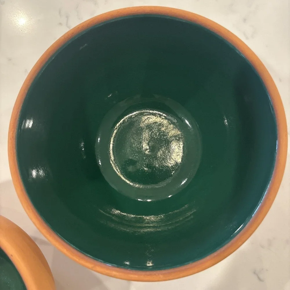ROMERTOPF Pottery Terra Rosa Reco Glazed‎ Green Clay 5